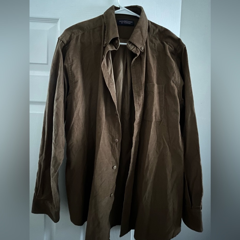 R&Y Dark Brown Corduroy Shirt